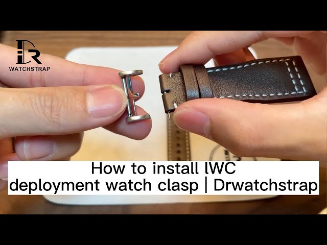 Vídeo relacionado con HEYOZURY Correa de Reloj Para IWC Reloj Correas de Banda Pulsera de Cuero IWC 21mm 22mm Hebillas Plegables Pulsera de Cuero Suave de para la Serie IWC Pilot