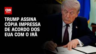 Vídeo: Trump assina versão impressa de acordo dos Estados Unidos com Irã | CNN PRIME TIME