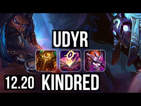UDYR vs KINDRED (JNG) | 6/1/6, 67% winrate, Dominating | EUW Master | 12.20