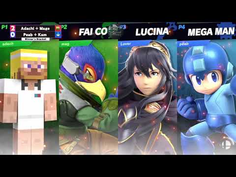 PSTC - Adachi+Mage VS Peabnut+Kam Steele - SSBU Doubles Winners Finals