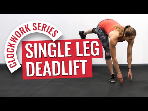 Clockwork Single Leg Deadlifts