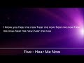 Five - Hear Me Now [Lyrics]