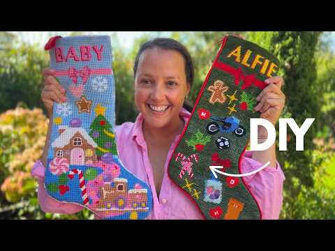 Personalized Needlepoint Stocking