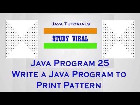 Java Program 25 Java Program To Print Star Patterns 06 Study Viral