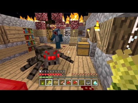 Minecraft Xbox - The Infected Temple - Plane Crash - Part 1