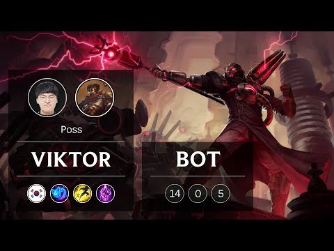 Viktor Bot vs Ezreal - KR Challenger Patch 9.1