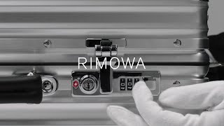 Set the lock on RIMOWA’s Classic suitcase