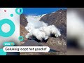 Lawine komt recht op toerist af