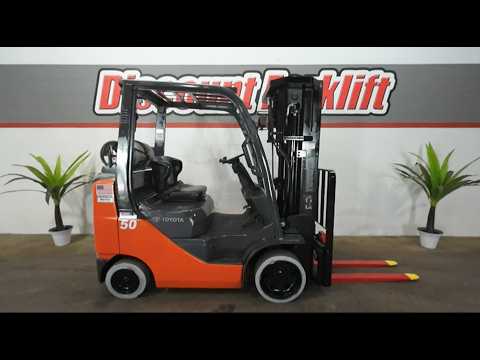 TOYOTA 8-Series 8FGCU25 5,000lb LP (Propane) #7506 - Forklift for Sale
