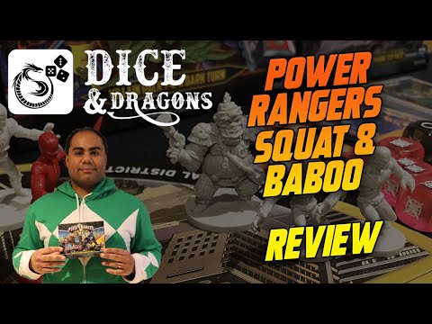 Dice and Dragons - Power Rangers Heroes of the Grid Squatt and Baboo Review