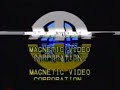 Opening To Patton 1977 VHS 1978 Reprint Damaged Tape