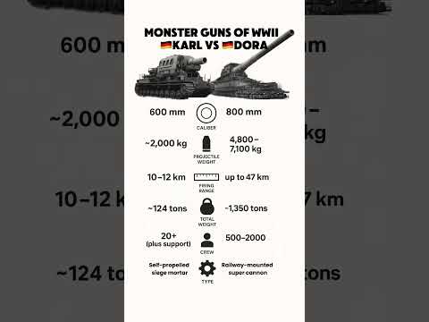 Karl vs Gustav – Germany’s Biggest Guns Ever Built!
