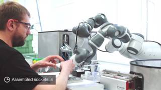 Collaborative Robot -YuMi at ABB Elektro-Praga -