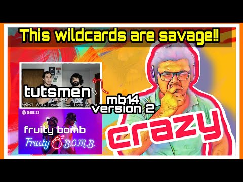 Reacting to Fruity bomb(Zekka,cobli)+ Tutsmen(Dudz,Mb14 V.2)|Gbb 2021 tag team wildcard|MB14 Ver. 2🤣