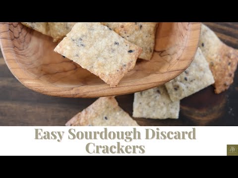 Easy Sourdough Discard Crackers