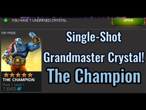 Single Shot Grandmaster Featured Crystal Series: The Champion | Marvel Contest of Champions