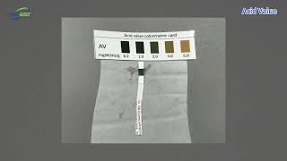 Olive oil Acid value Peroxide value Test Strips