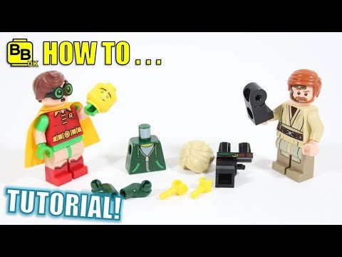 TIPS ON HOW TO TAKE LEGO MINIFIGURES APART! Video