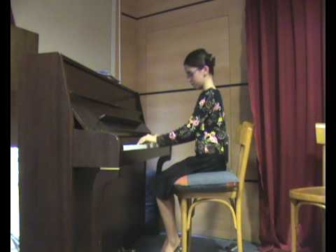 Schumann: le petit calavlier, Mozart: Ariette, Kabalevski: le clown