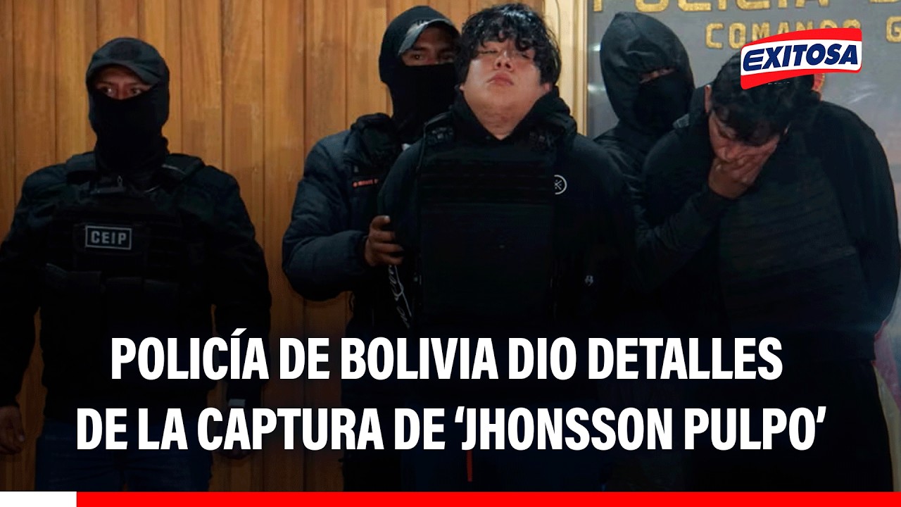 🔴🔵 Policía boliviana trabajó desde enero en la identificación del cabecilla de ‘Los Pulpos’