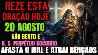 SÃO BENTO E NOSSA SENHORA DO PERPÉTUO SOCORRO: A Oração Que Une Proteção e Socorro Divino 🙏✨