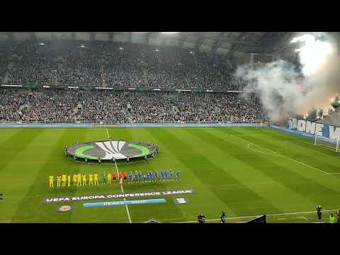 Lech Poznań 3:0 Villarreal | Oprawa kibiców i hymn Ligi Konferencji Europy | 3.11.2022