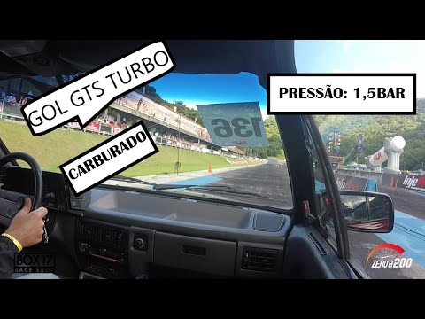 GOL GTS TURBO | DIA DE PISTA | ZERO A 200