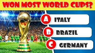 World Cup Football Quiz 2026 🌐