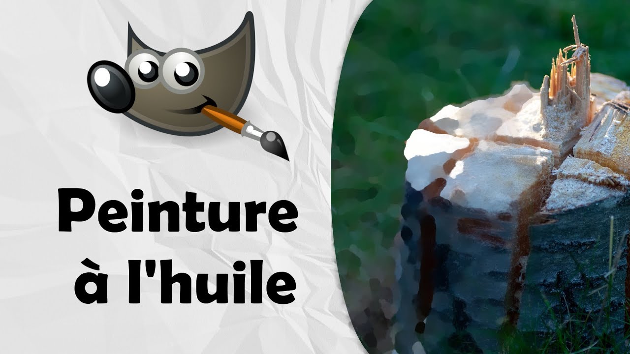 Comment transformer une photo en peinture à l'huile sur Gimp - Tutoriel Fr