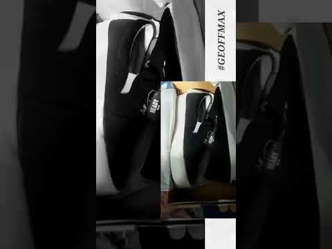 REVIEW SEPATU GEOFF MAX - MEERY BLACK WHITE