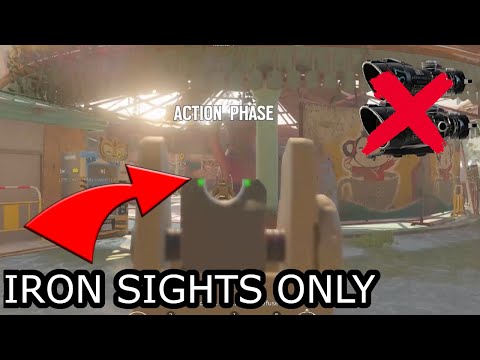 IRON SIGHTS ONLY CHALLENGE-Rainbow Six Siege
