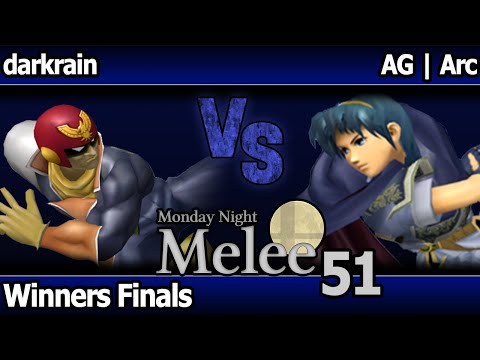 MNM 51 Melee - darkrain (C Falcon) vs AG | Arc (Marth) - Winners Finals