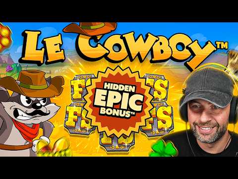 We GOT A TON of HIDDEN 5 SCATTER BONUSES on the *NEW* LE COWBOY!!