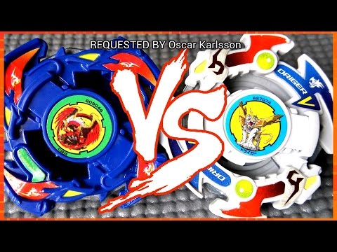Dranzer V vs Driger V - BATALHA BEYBLADE!!