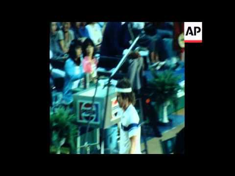 UPITN LIB 25/5/80 TENNIS TOURNAMENT MCENROE AMAYA, AND NAVRATILOVA SHRIVER