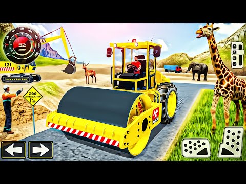Zoo Construction Simulator 3D - Build City Road Highway Driver - Android GamePlay