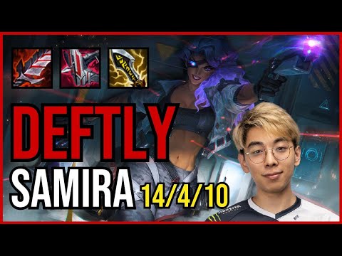 DEFTLY - SAMIRA vs SENNA ADC - NA Grandmaster - Patch 11.3