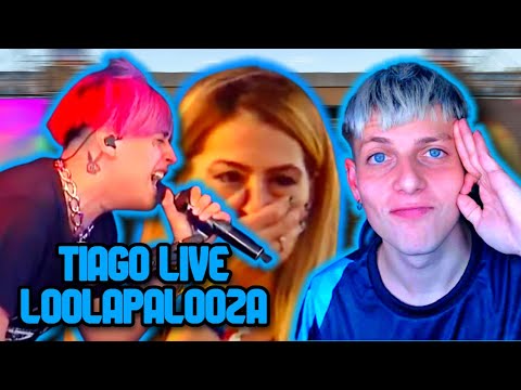 MUSICO REACCIONA a Tiago PZK - Sola LIVE LOLLAPALOOZA ARGENTINA 2022