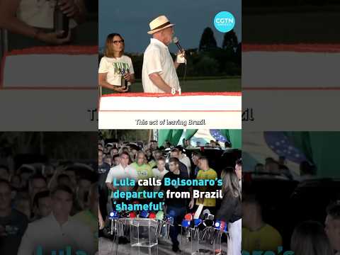 Lula calls Bolsonaro's departure from Brazil shameful