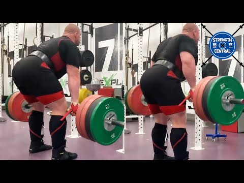 Ukranian Giant Does Rows With 300 kg