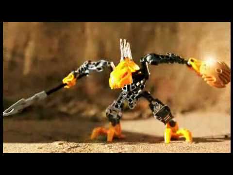 BIONICLE Battle Video: Takanuva vs. Rahkshi