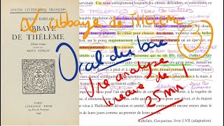 Analyse linéaire du chapitre 57 de Gargantua de Rabelais, l'Abbaye de Thélème (3e partie)