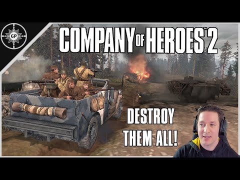 The Penals That Saved the Allies! | 4V4 Hill 400 | Company of Heroes 2 Multiplayer