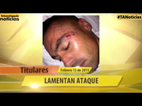 Titulares de Teleantioquia Noticias - viernes 13 de febrero de 2015