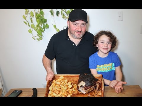 ROASTED PORK LEG ROULADE IN THE OVEN