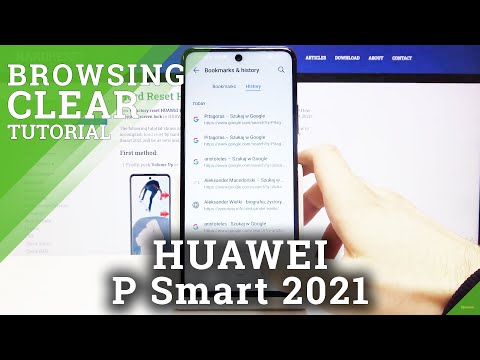 How to Clear Browsing on HUAWEI P Smart 2021 - Reset Browser Data