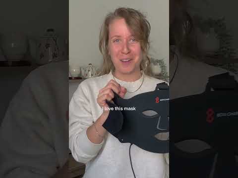 This @boncharge Red Light Mask is amazing for skin! Link & discount in vid! #shorts #redlighttherapy