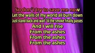 MARTINA MCBRIDE-From the Ashes (karaoke)  (by request)