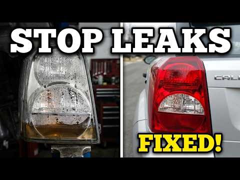 How To: Remove and Seal Tail Light from Water