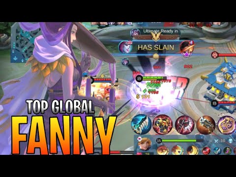 Fanny Insane Lightning Tornado Cable Kills!Top Global Fanny by: Xinchi.-Mobile Legends